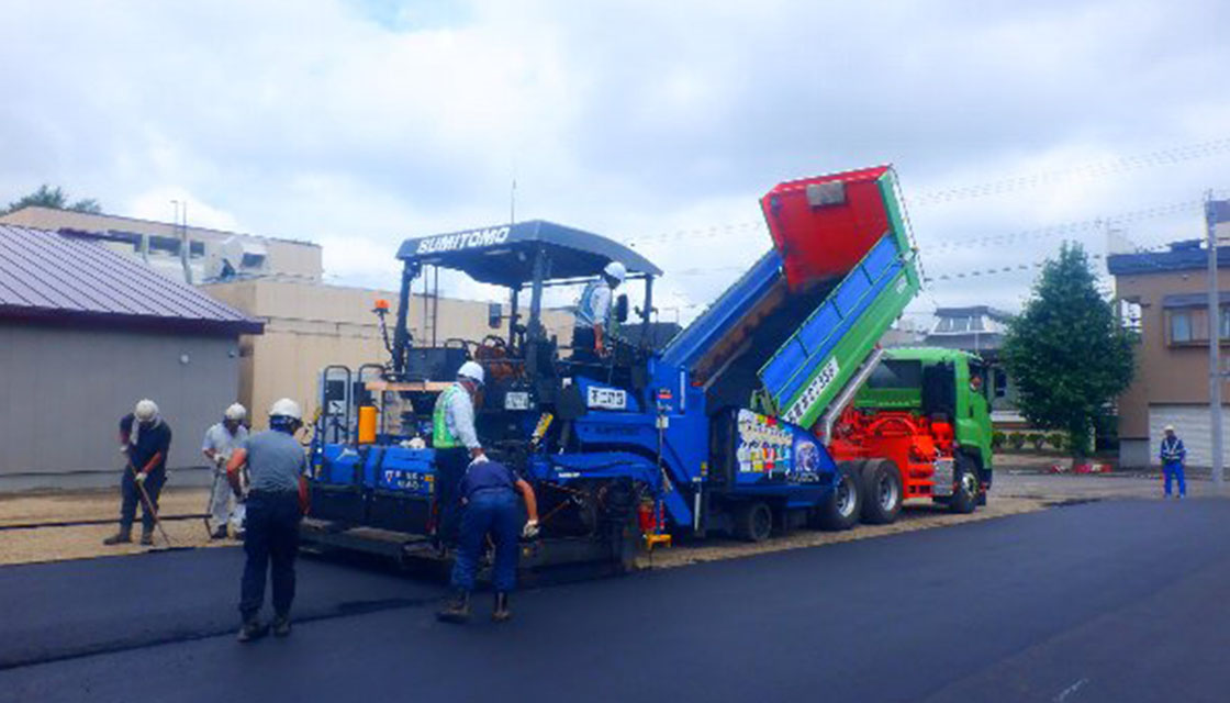 オーバーレイ舗装