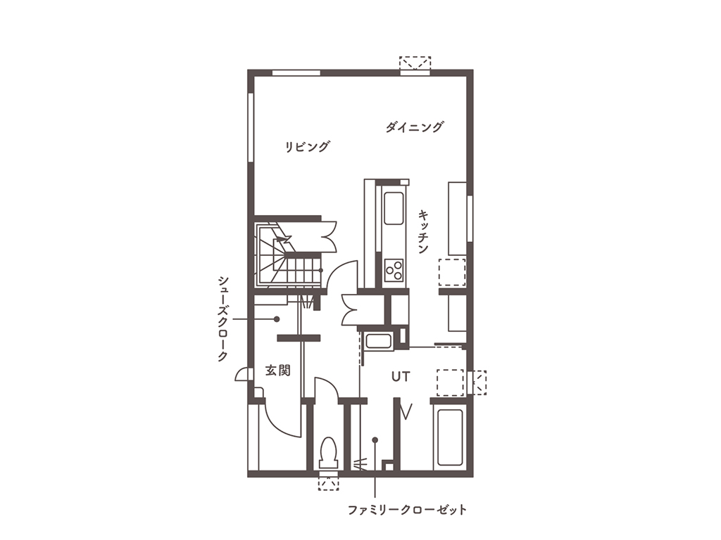 PLAN03　1階平面図