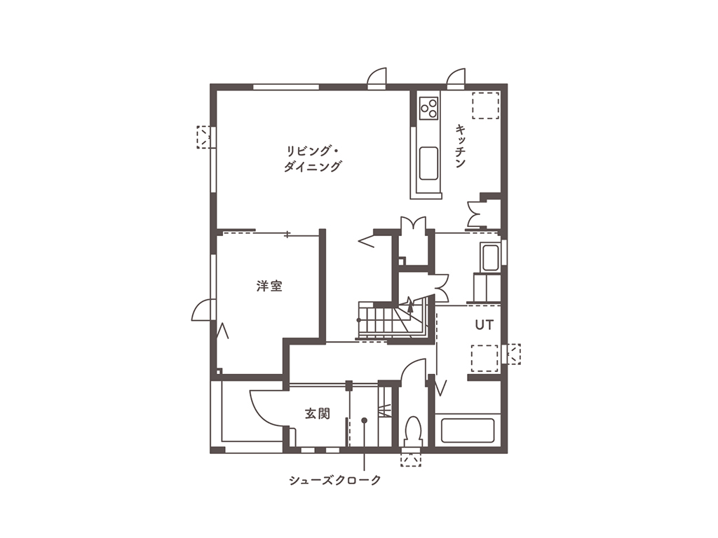 PLAN05　1階平面図