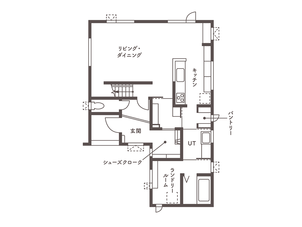 PLAN08　1階平面図